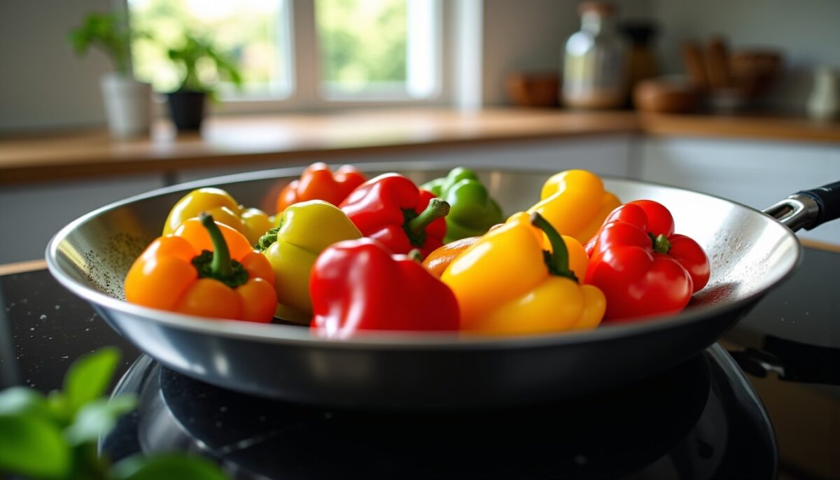 Poivron sauté à la poêle : conseils experts pour préserver sa saveur et son croquant