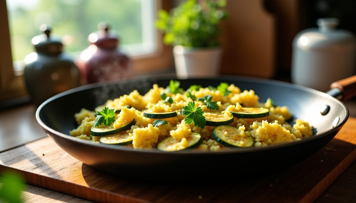 Courgettes râpées à la poêle : la recette express pour un plat savoureux et facile