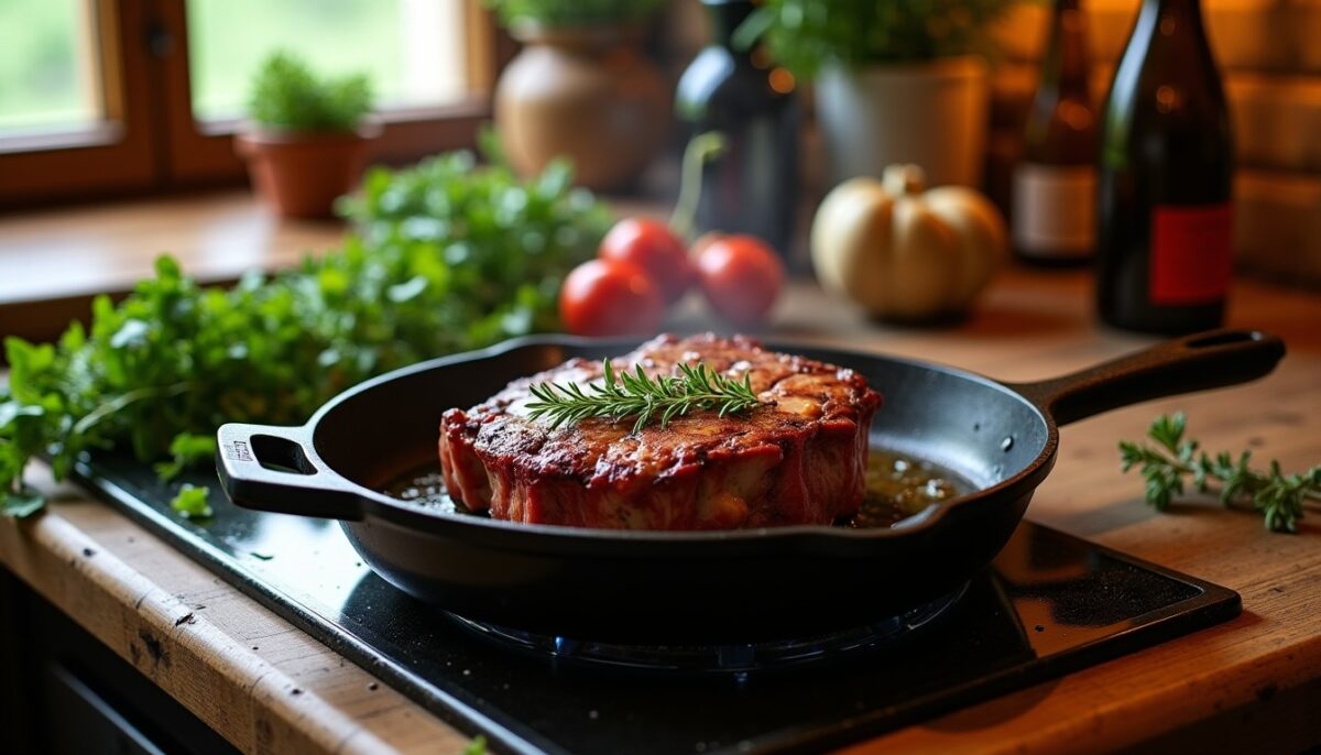 Côte de bœuf à la poêle : les secrets pour une cuisson maîtrisée et un goût exceptionnel Côte de bœuf à la poêle : les secrets pour une cuisson maîtrisée et un goût exceptionnel