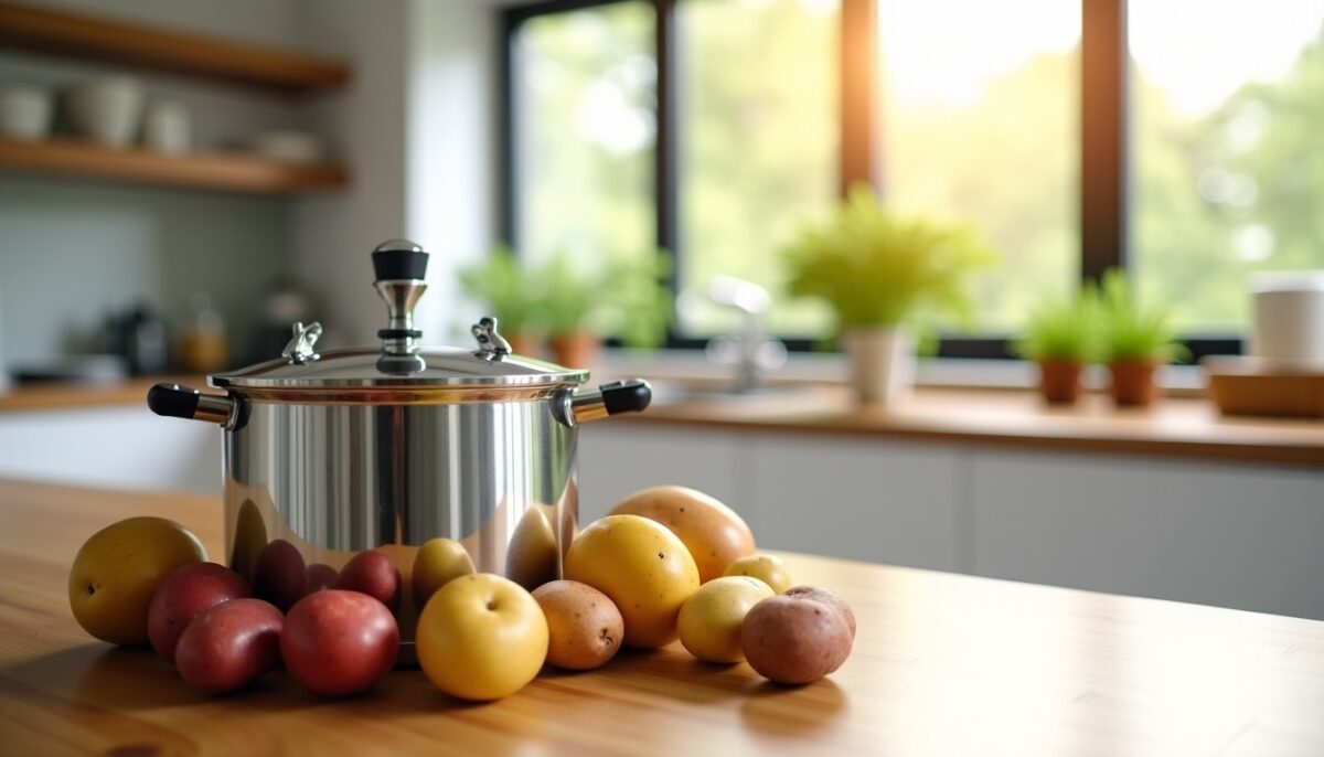 Maîtriser la cuisson des pommes de terre à la cocotte-minute : le guide des temps parfaits Maîtriser la cuisson des pommes de terre à la cocotte-minute : le guide des temps parfaits