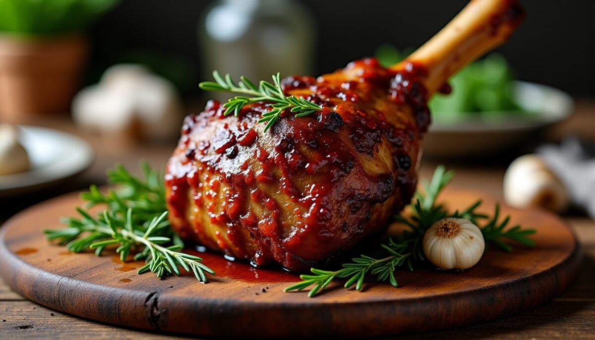Souris d’agneau rôtie au four : le secret pour une viande tendre et pleine de saveurs