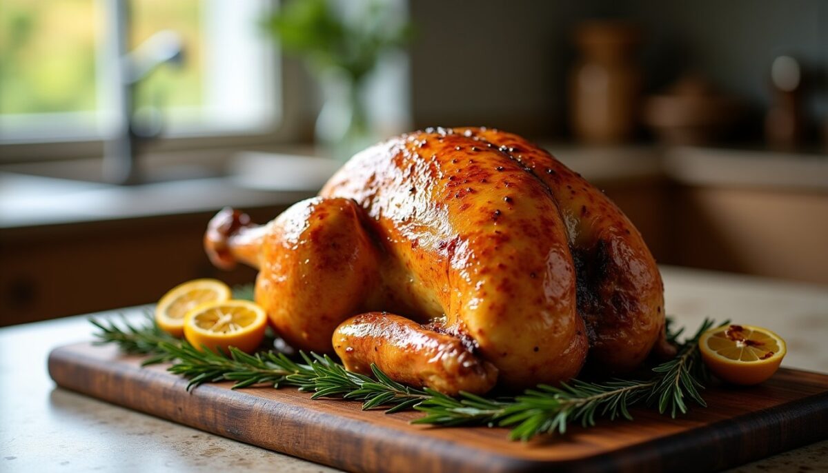 Les secrets pour rôtir un poulet de 2 kg au four et obtenir une cuisson parfaite