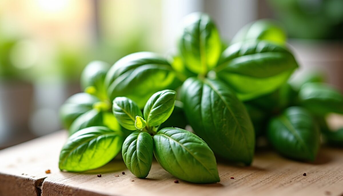 Astuces pour préserver votre basilic frais et lui garder son éclat vert