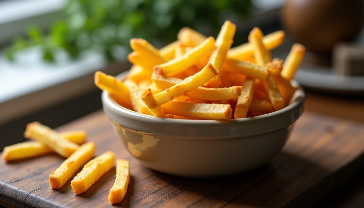 Frites au four : nos conseils faciles pour des pommes de terre dorées et croustillantes sans une goutte d'huile Frites au four : nos conseils faciles pour des pommes de terre dorées et croustillantes sans une goutte d'huile